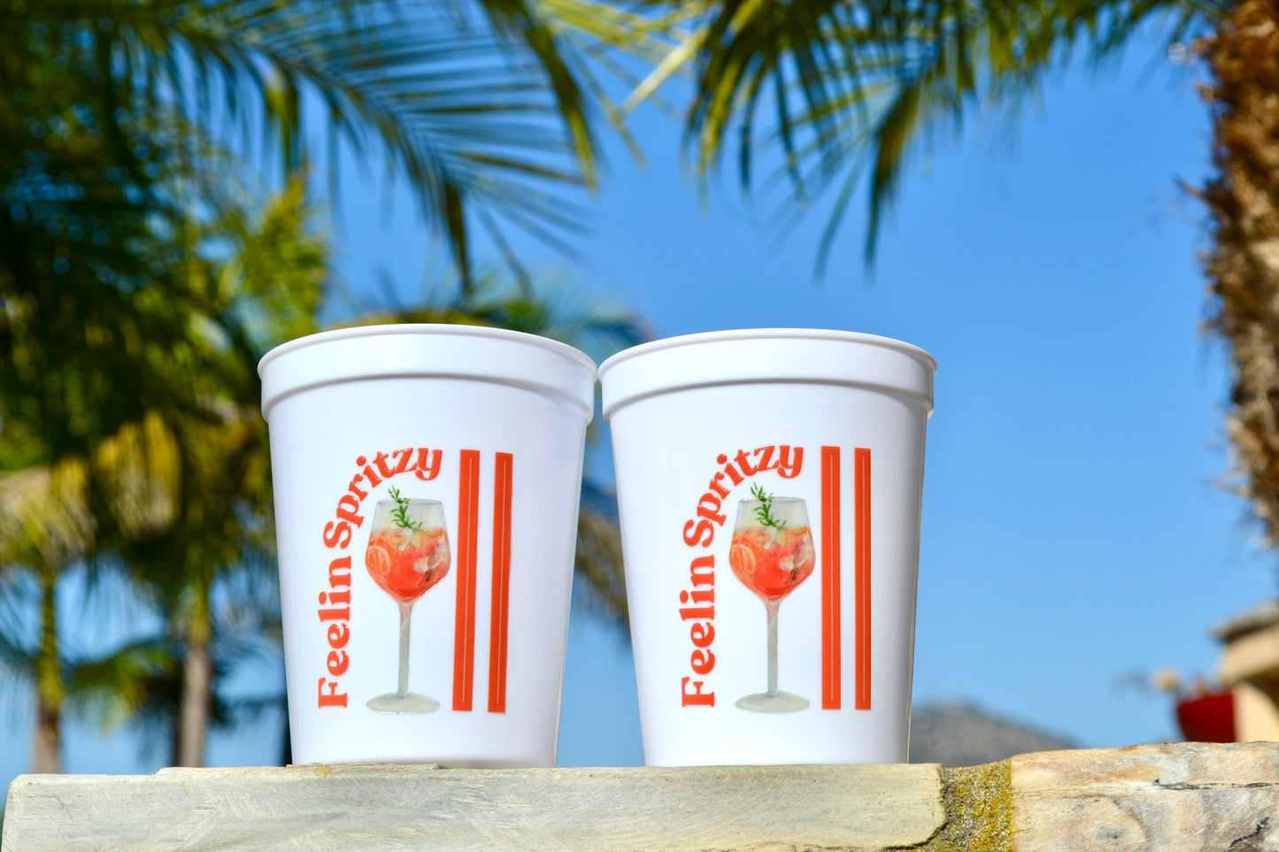 Feelin Spritzy Party Cups: Italian Summer Bachelorette