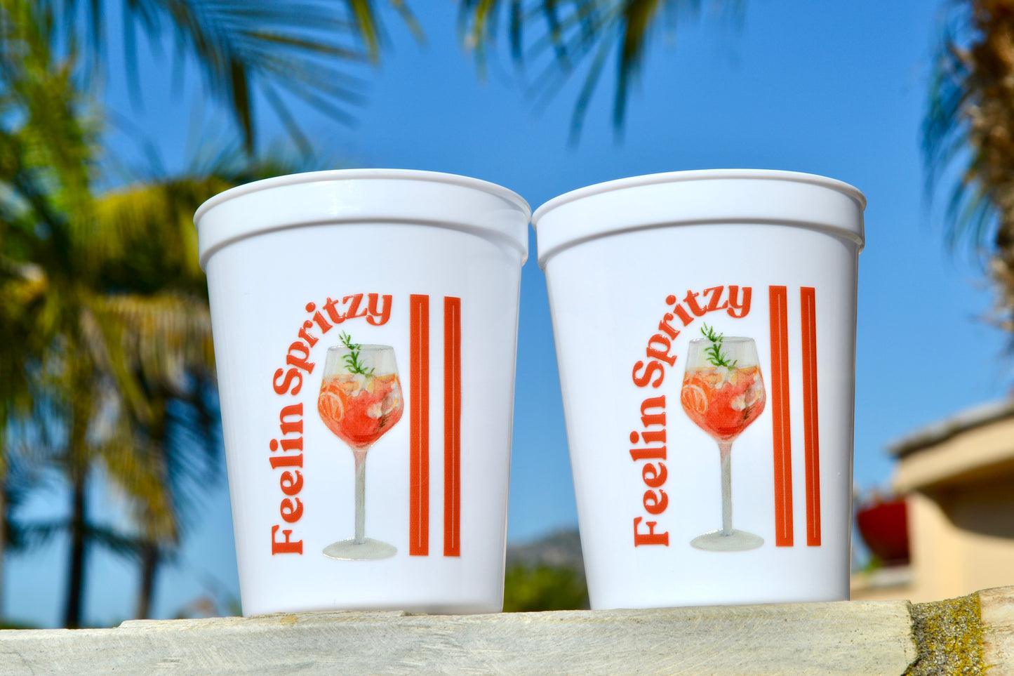 Feelin Spritzy Party Cups: Italian Summer Bachelorette
