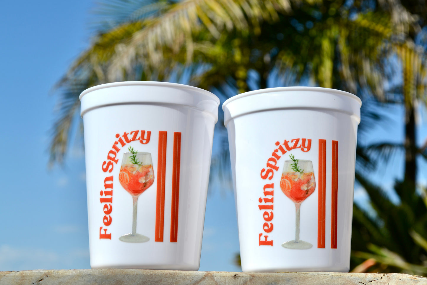 Feelin Spritzy Party Cups: Italian Summer Bachelorette