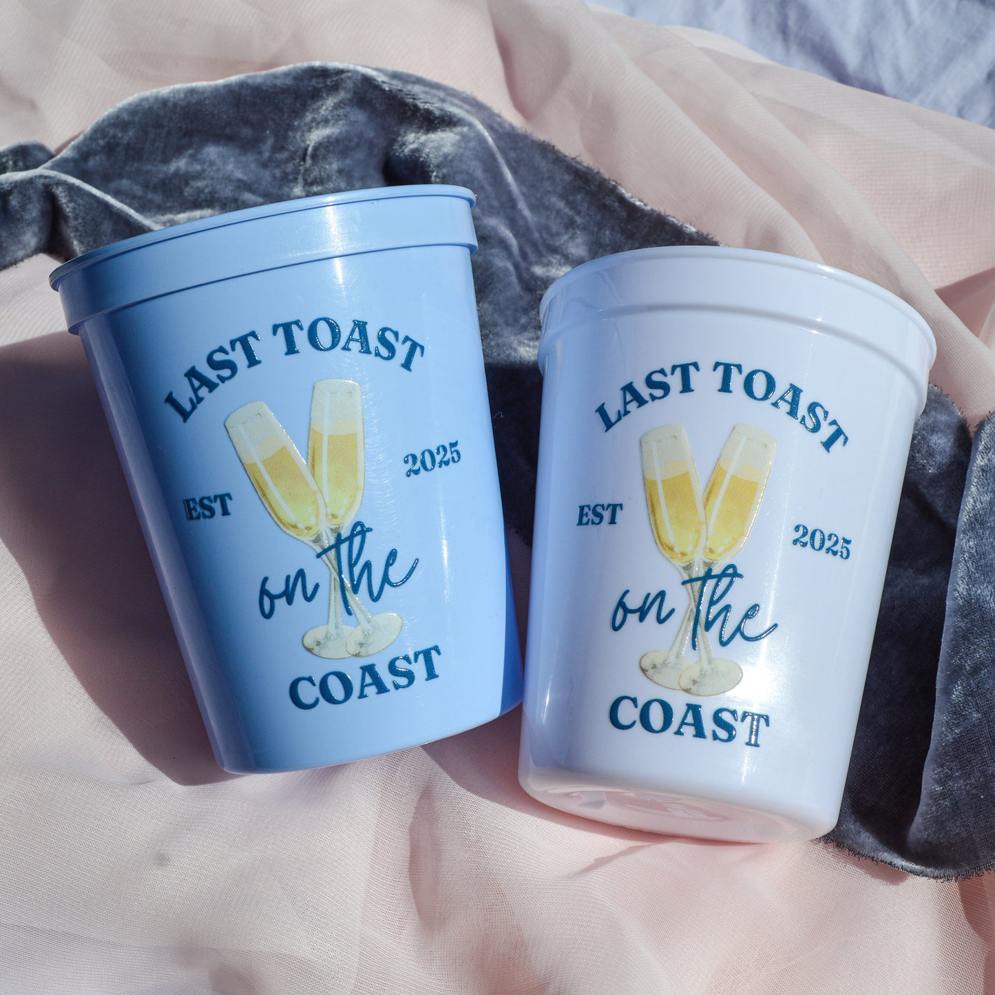 Last Toast on the Coast Bachelorette Party Cups