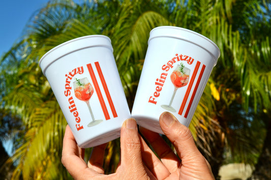 Feelin Spritzy Party Cups: Italian Summer Bachelorette
