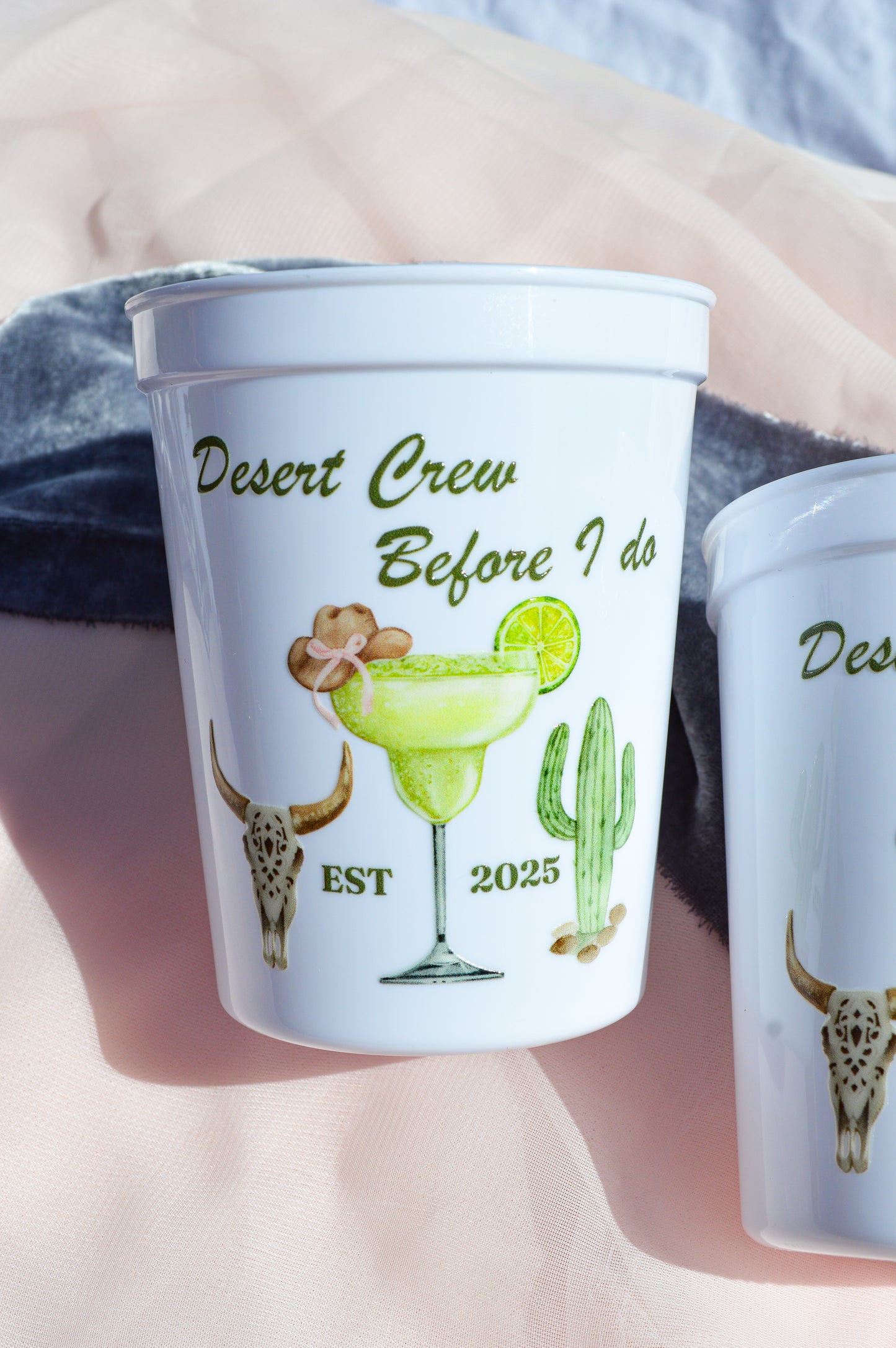 Desert Bachelorette Party Cups: Southwest Theme, Desert Crew Before I Do