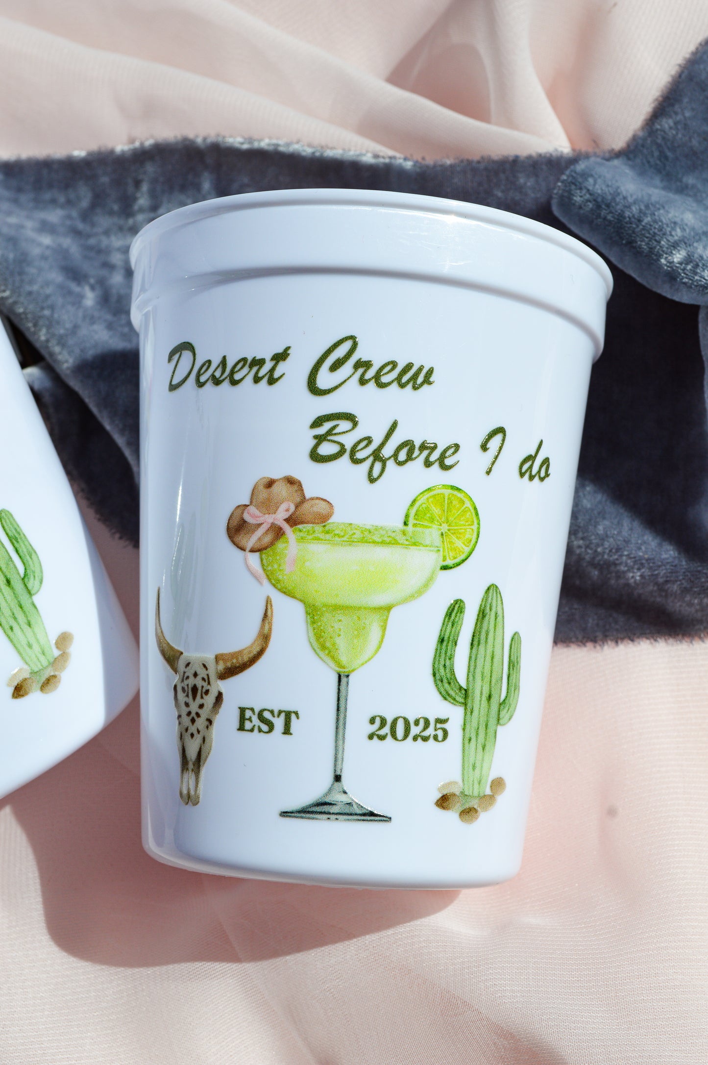 Desert Bachelorette Party Cups: Southwest Theme, Desert Crew Before I Do